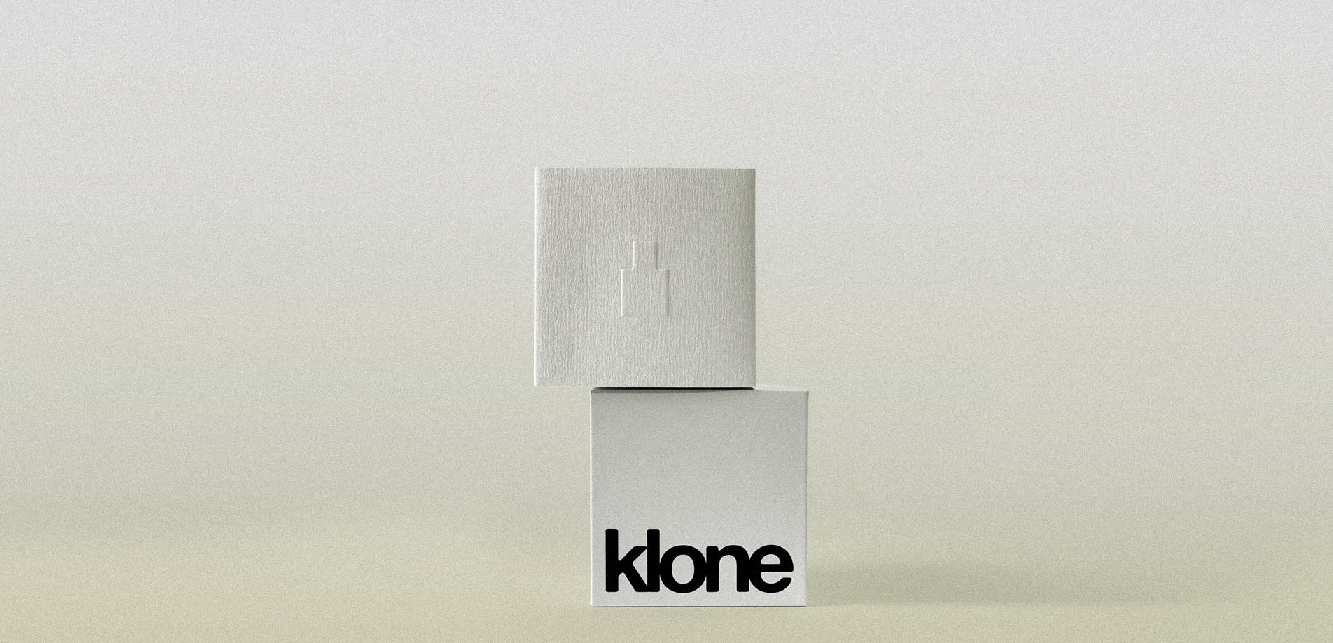 KLONE perfume box featuring 'The Perfect Present' title, showcasing KLONE packages as the ideal gift.